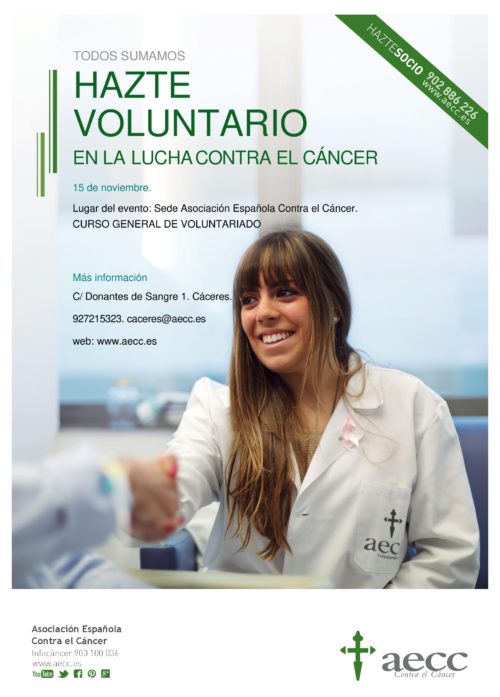 Curso voluntariado aecc