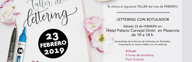 Taller de lettering con rotulador.
