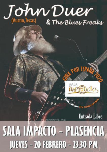 Concierto John Duer & The blues Freaks