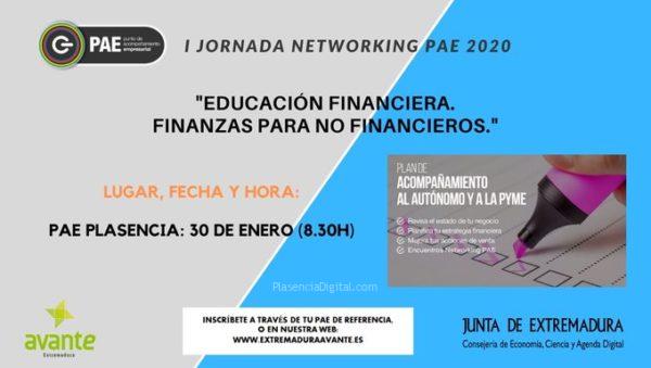 I Jornada Networking ‘Educación financiera, finanzas para no financieros'.