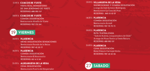 Festival gastronómico: Sensaciones Pimentón de la Vera