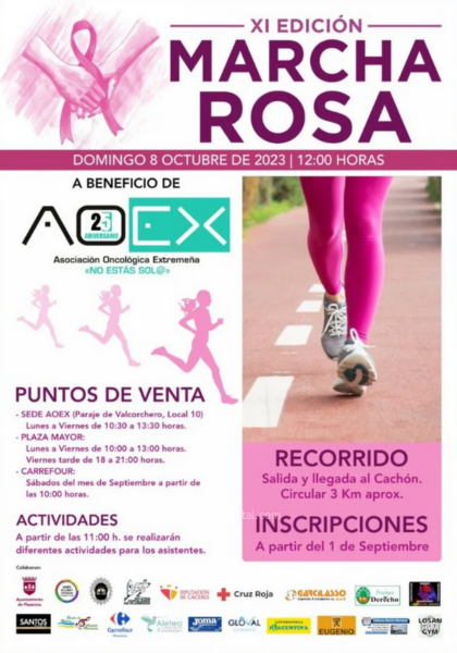 Marcha Rosa 2023 Plasencia