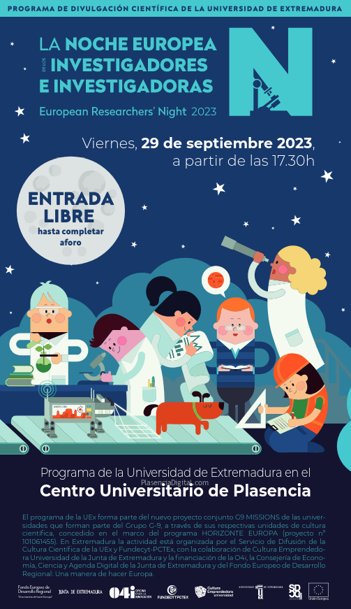 Noche de los investigadores Plasencia 2023