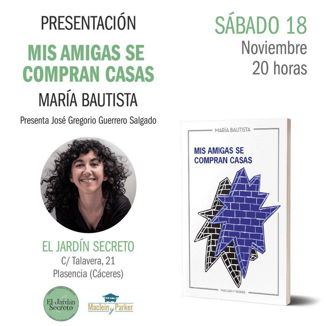 Presentación Libro Mis amigas se compran casas Plasencia