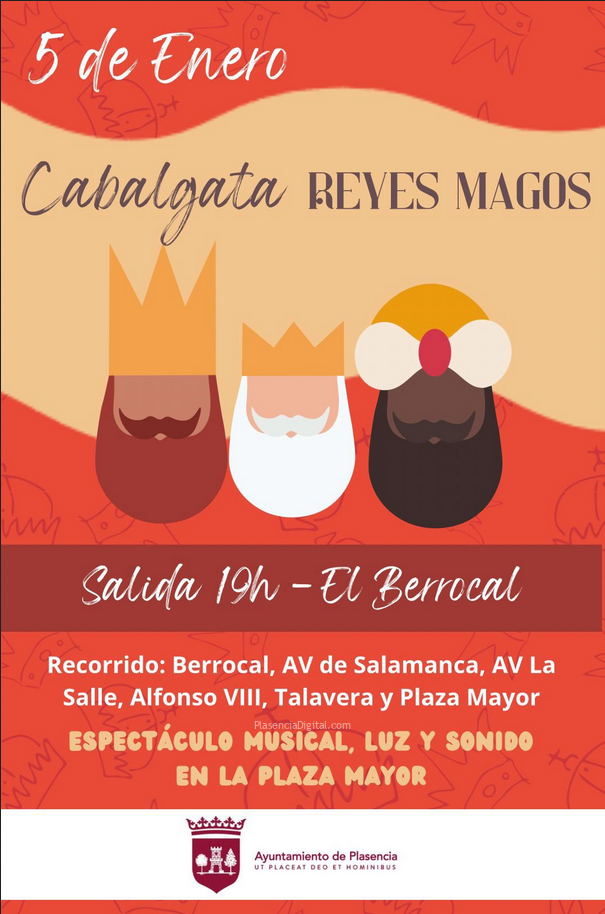 Cabalgata de los Reyes Magos en Plasencia