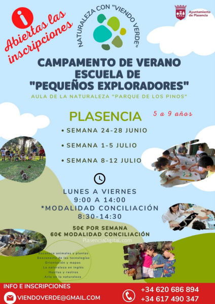 Campamento pequeños exploradores Plasencia