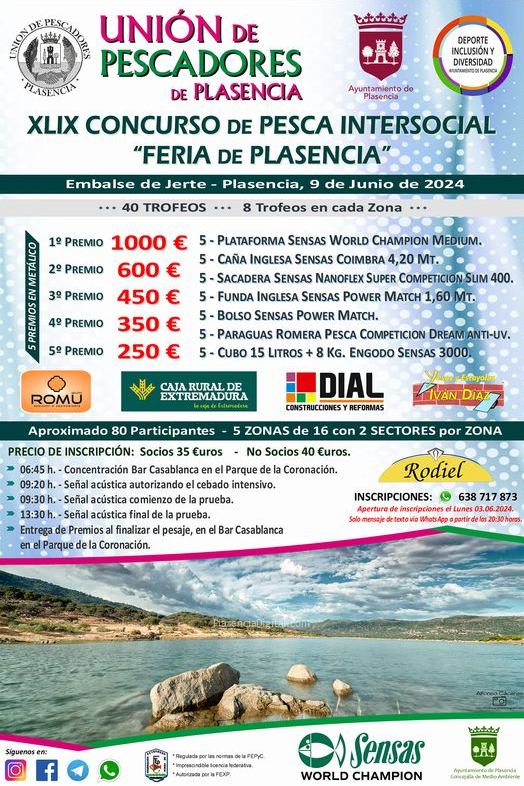 Concurso pesca Plasencia