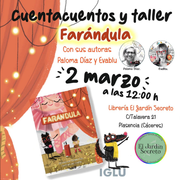 Cuenta cuentos y taller Farándula en Plasencia