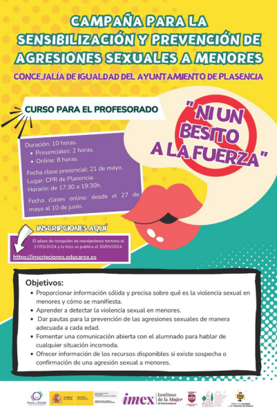 Curso Ni un besito a la fuerza