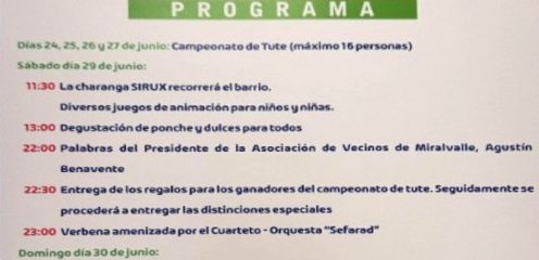 Fiestas Barrio Miralvalle 2024