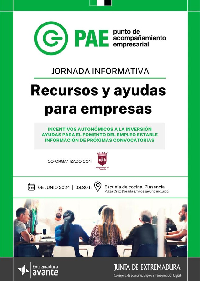 jornadas informativas sobre ayudas y recursos para autónomos y empresas