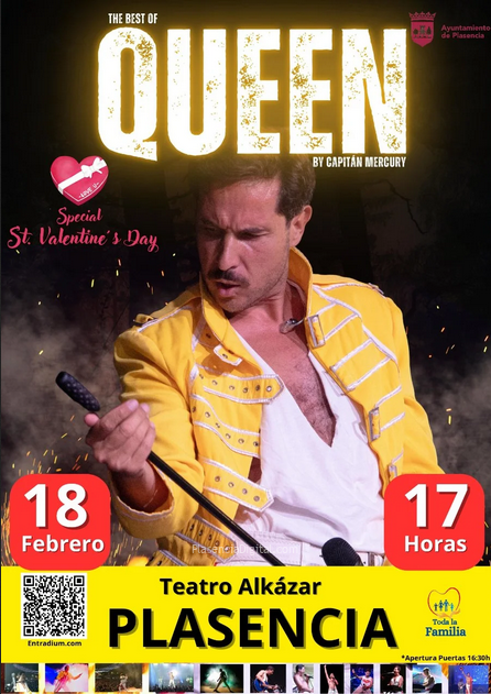 Queen Capitán Mercury en Plasencia