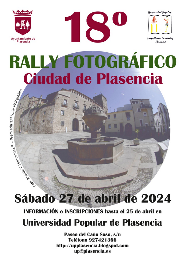 Rally fotográfico Universidad Popular de Plasencia 2024