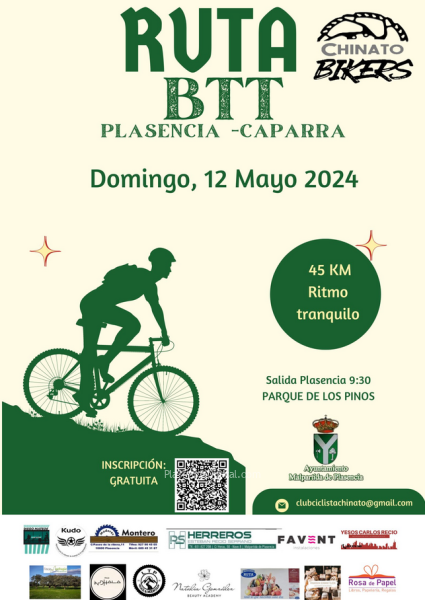 Ruta BTT Plasencia Cáparra