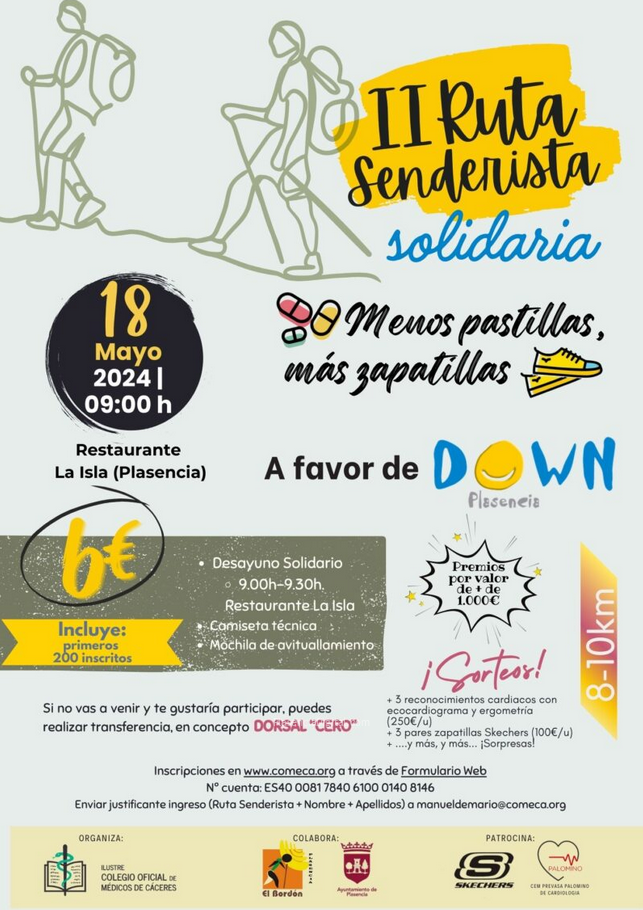 Ruta senderista solidaria Plasencia