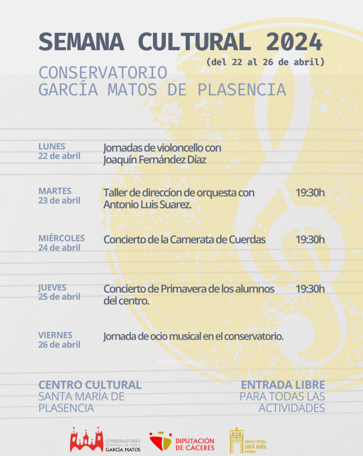 Semana Cultura Conservatorio García Matos