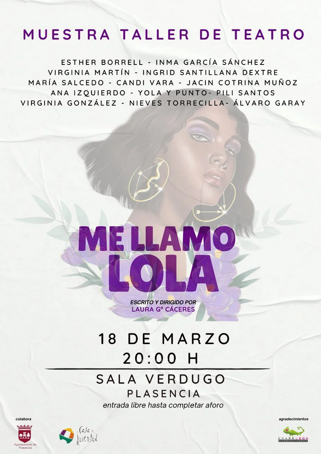 Muestra de taller de teatro Me llamo Lola
