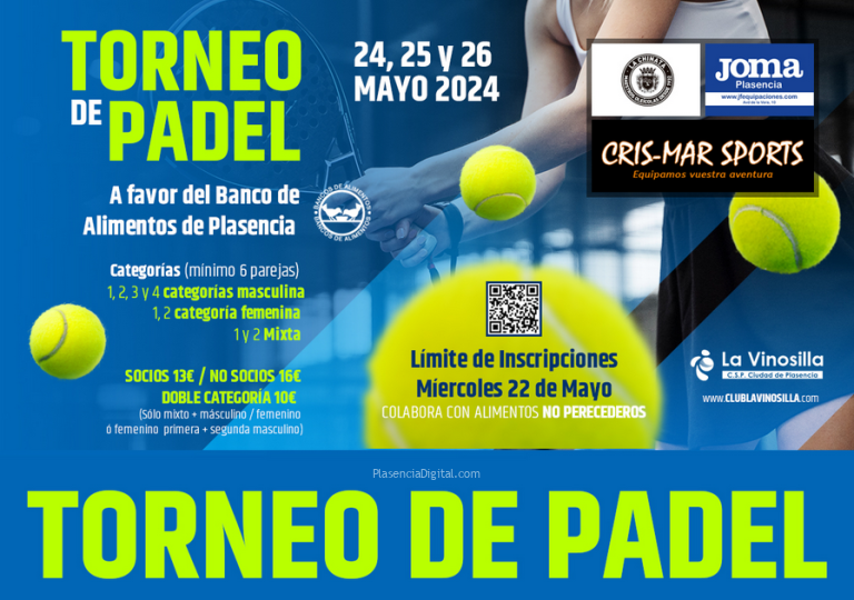 Torneo de Pádel, Plasencia