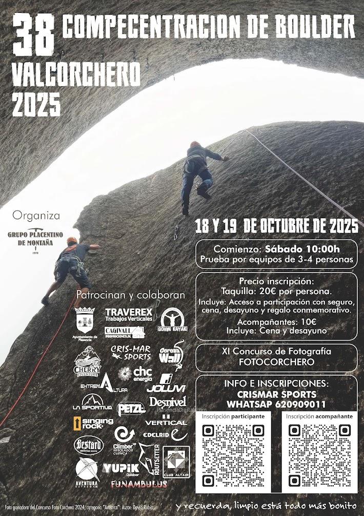 38 Compecentración de boulder Valcorchero 2025