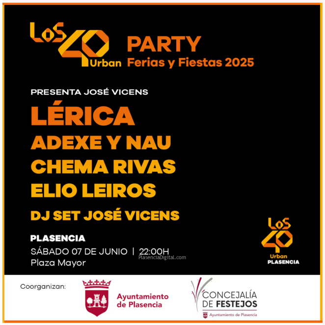Los 40 Urban Party Plasencia