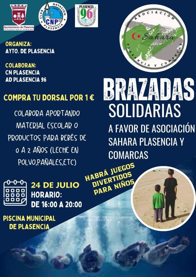 Brazadas solidarias PLasencia