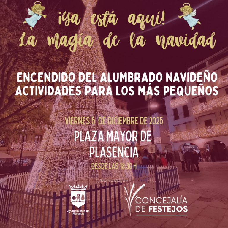 Encendido luces de Navidad Plasencia