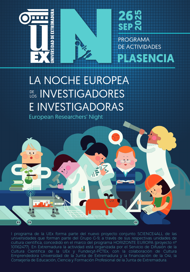 Noche Europea de los Investigadores e Investigadoras en Plasencia