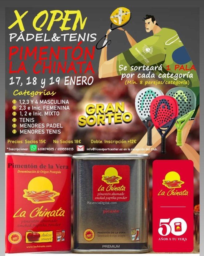 X Open Pádel & Tenis Plasencia