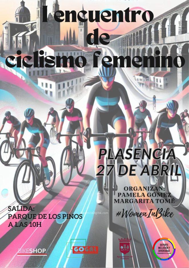 Encuentro de ciclismo femenino Plasencia