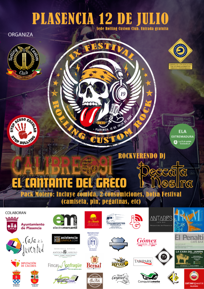 Festival Rolling Custom Rock Plasencia