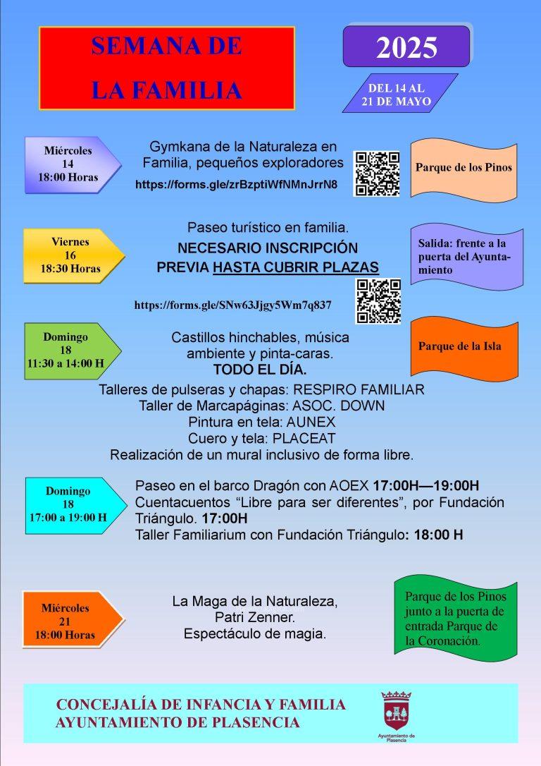 Semana de la Familia 2025 Plasencia