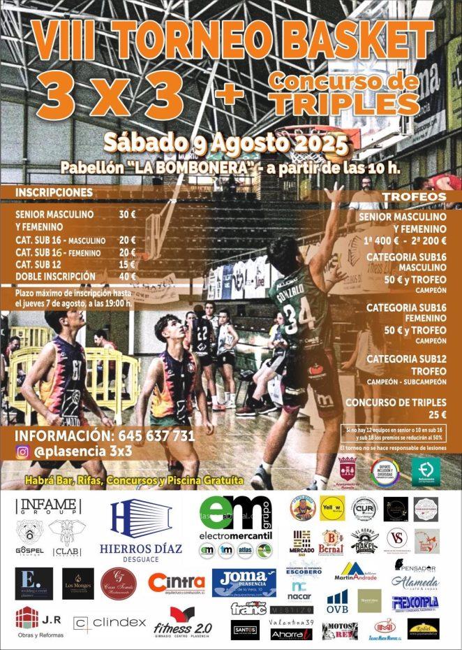 Torneo 3x3 baloncesto Plasencia