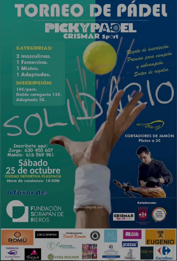 Torneo de pádel Plasencia
