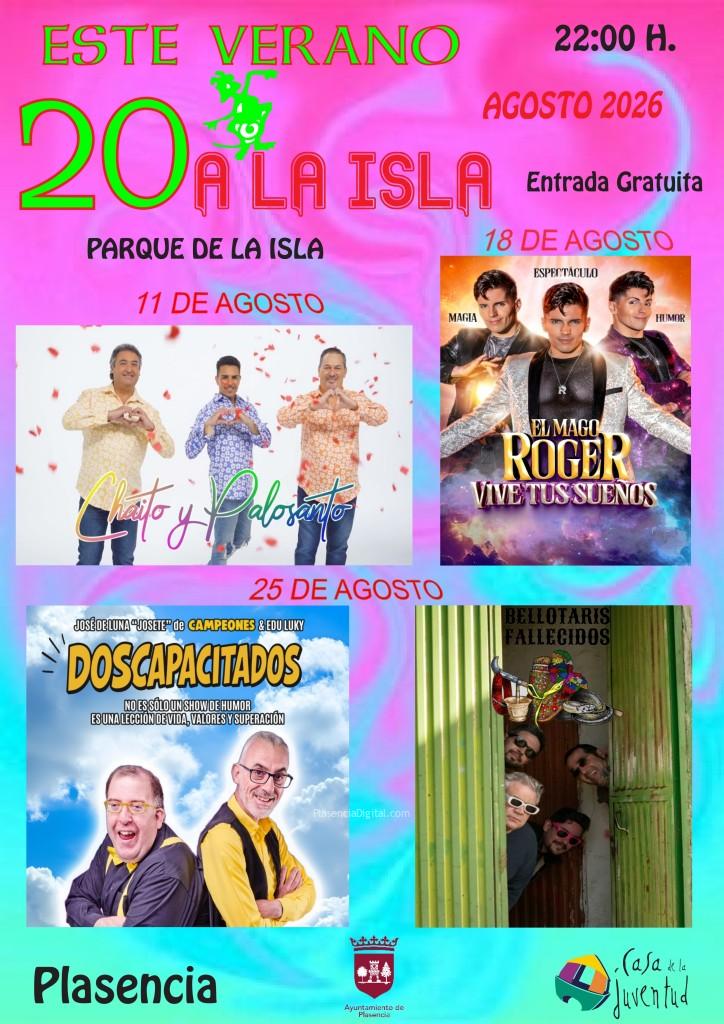20 a la Isla 2026 Plasencia