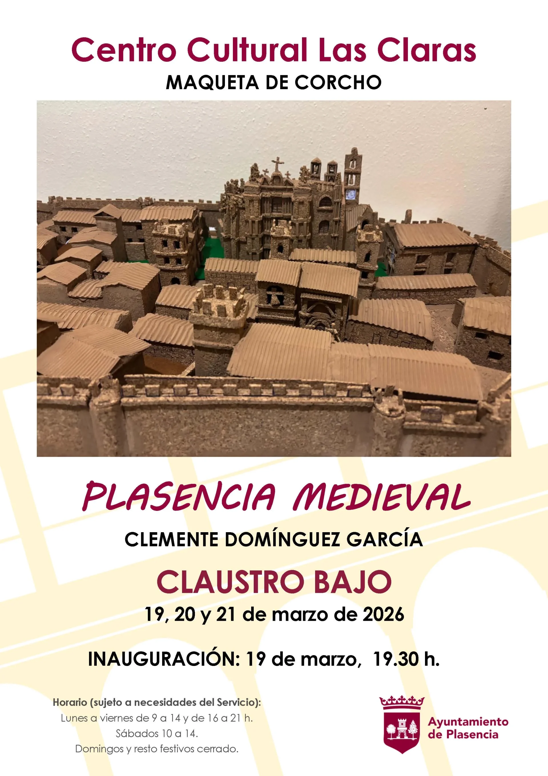 Exposición «Maqueta en corcho: Plasencia medieval»