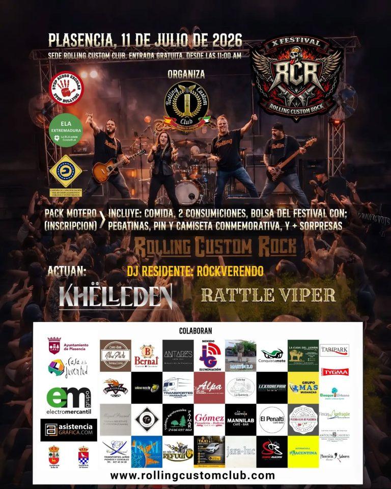 Festival Rolling Custom Rock Plasencia