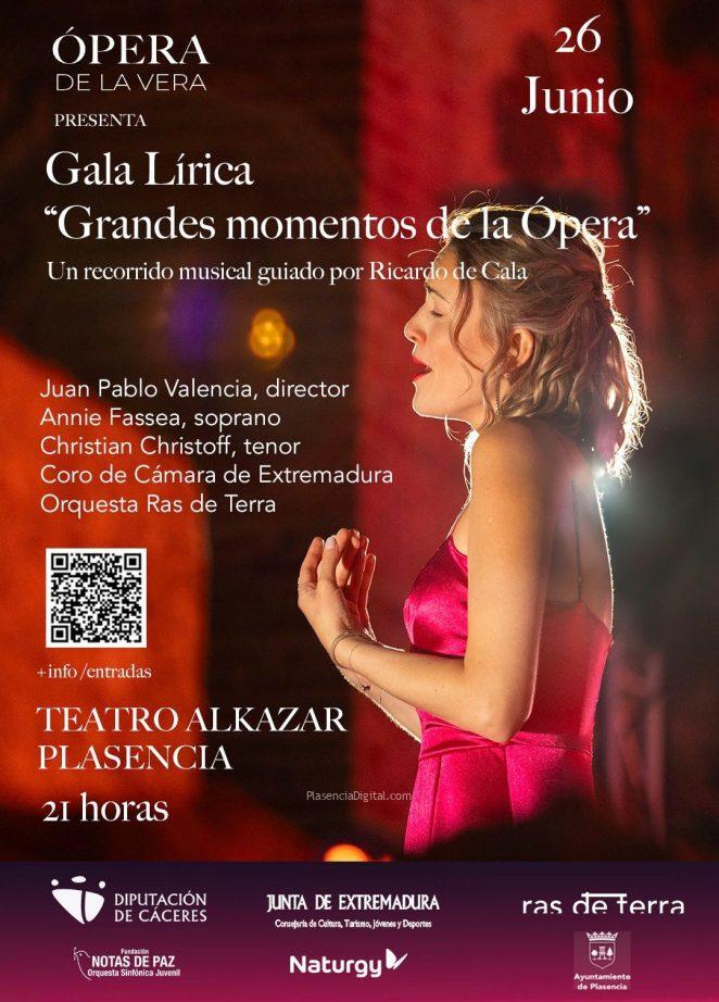 Gala Lírica Grandes momentos de la Ópera en Plasencia