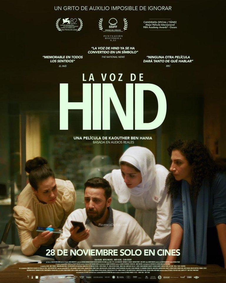 Proyección de "La voz de Hind"