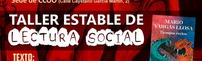 Taller estable de lectura «Tiempos recios»