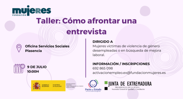 Taller Cómo afrontar un entrevista Plasencia