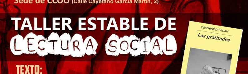 Taller estable de lectura «Las gratitudes»