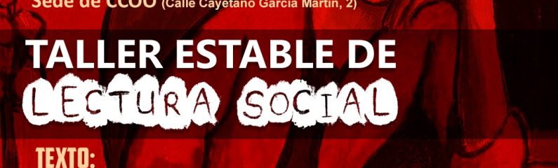 Taller estable de lectura «El animal moribundo»