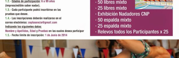 I Campeonato de natación ‘PlasenciaTambienNada’