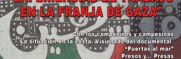 Charla ‘Experiencias de trabajo en la franja de Gaza’