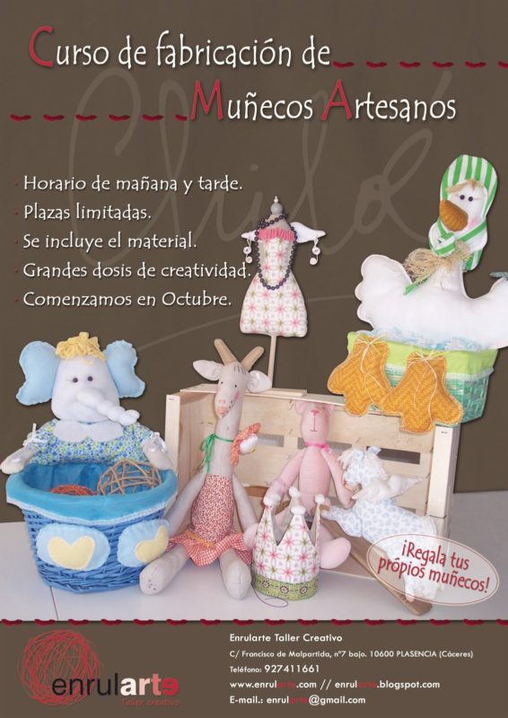 Curso de muñecos artesanales Plasencia