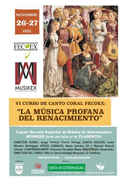 Curso Música Profana en el Renacimiento