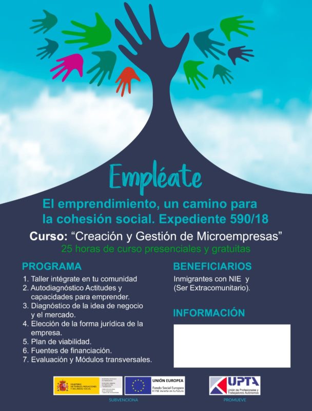 Curso gratuito Plasencia creación y gestión de Microempresas