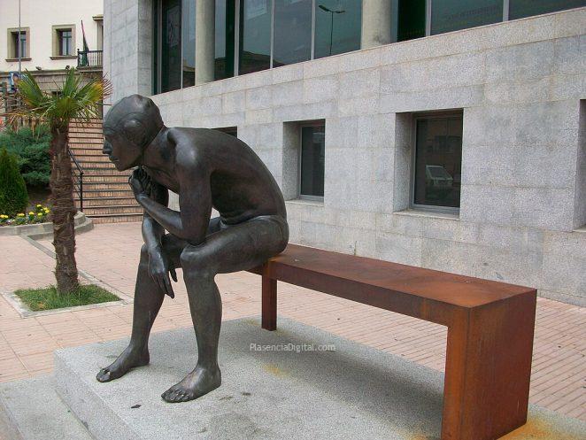 Escultura el entrenamiento
