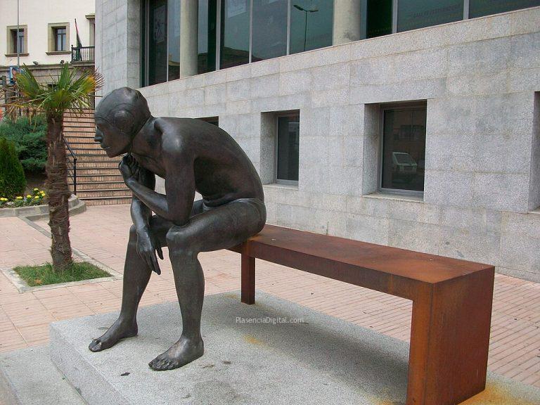 Escultura El entrenamiento