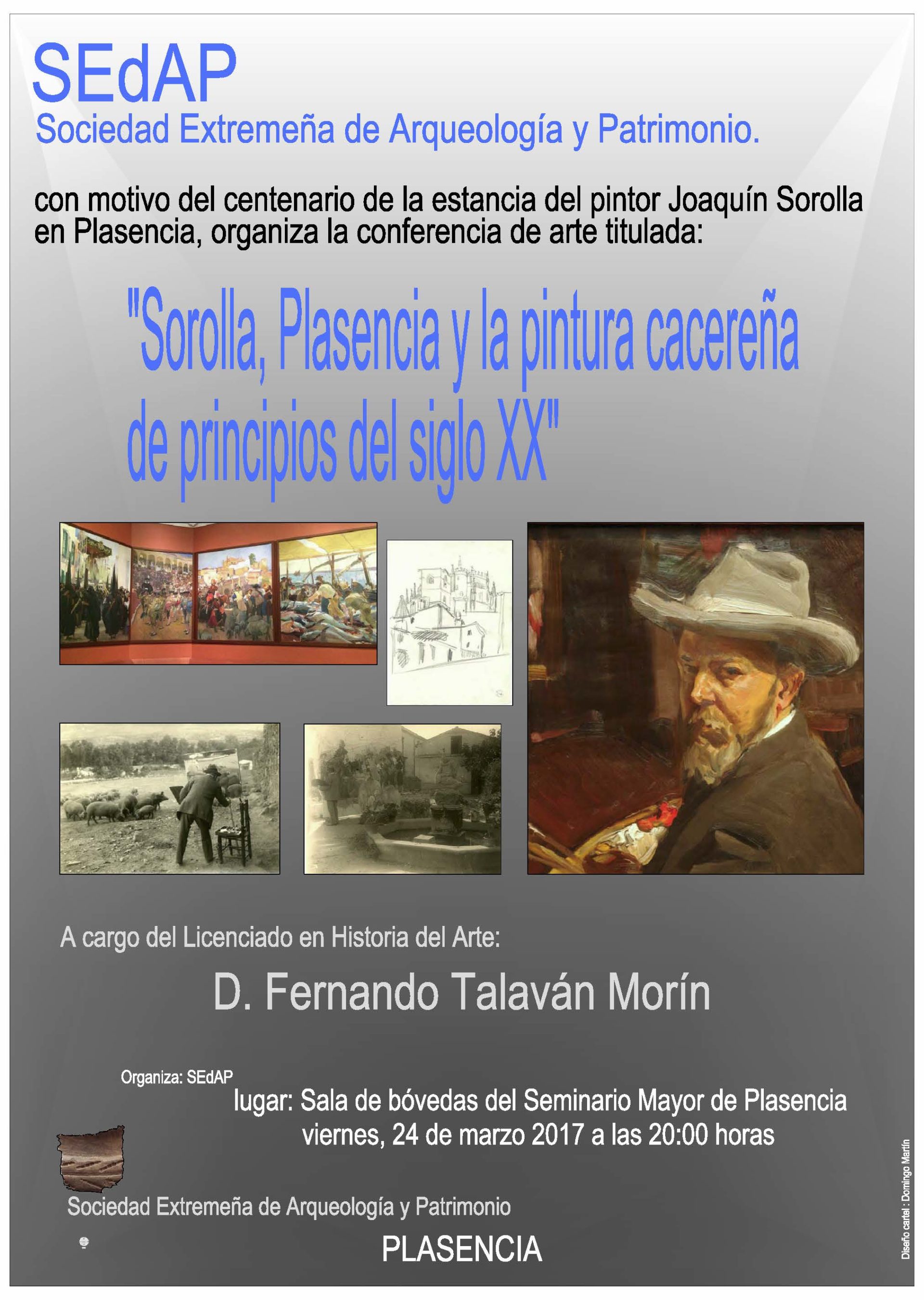  Conferencia ‘Sorolla, Plasencia y la pintura cacereña de principio del...